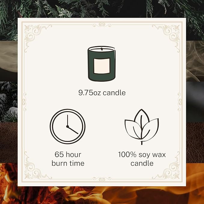 Hotel Lobby Aspen Candle – Luxury Hand-Poured 9.75oz Soy Wax - Image 4