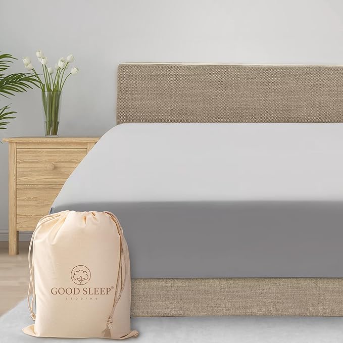 Good Sleep Bedding California King Fitted Sheets Only, 800 TC Cal King Sheets by GoodSleepBedding