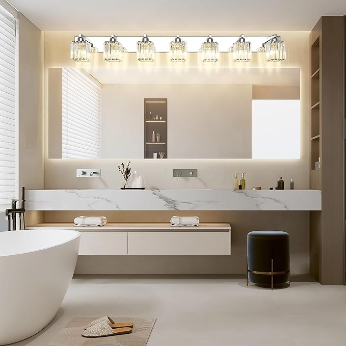 Aipsun Bathroom Vanity Light Fixtures Chrome Vanity Light - Image 3