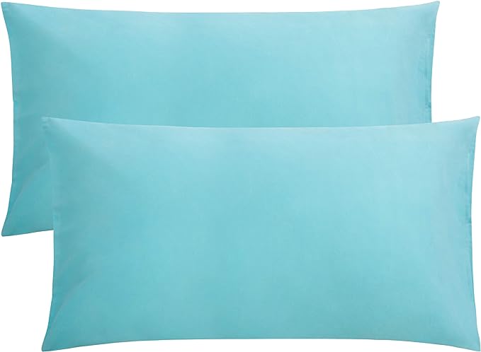 FLXXIE King Pillow Cases Set of 2, Soft Microfiber Pillow Covers by FLXXIE