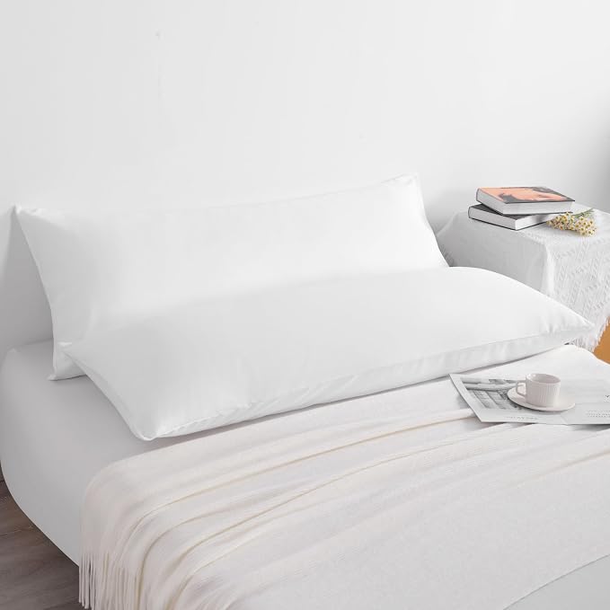 NTBAY Body Pillow Cases Set of 2, 2 Pack Brushed Microfiber 20x54 Pillow Cases - Image 2