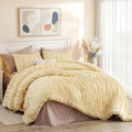 weigelia Cinched Comforter Set King – Soft Girl Ruched Bedding Set, Apartment & by WEIGELIA