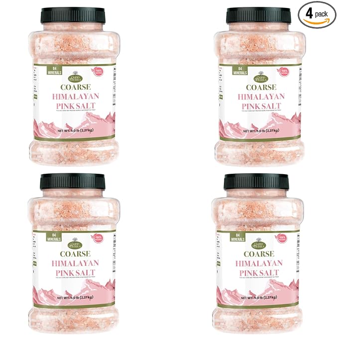 Good Tierra Himalayan Pink Salt in Jar by GoodTierra