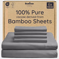 Bambaw 100% Viscose Derived from Bamboo Sheets Queen Size Set – 6pcs Deep by Bambaw