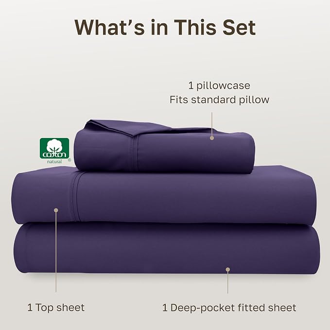 California Design Den Soft Twin XL 100% Cotton Sheet Sets, 400 Thread Count - Image 4