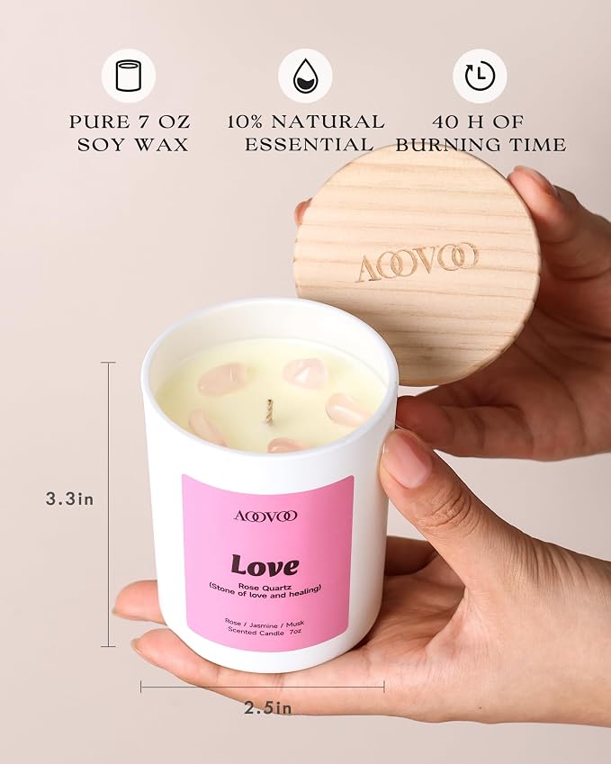 AOOVOO Mothers Day Candles Set for Mom - Image 7