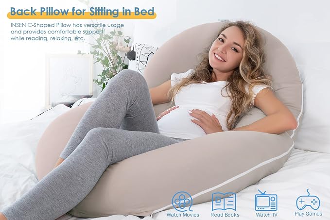 INSEN Pregnancy Pillow Cooling, Maternity Pillow - Image 6