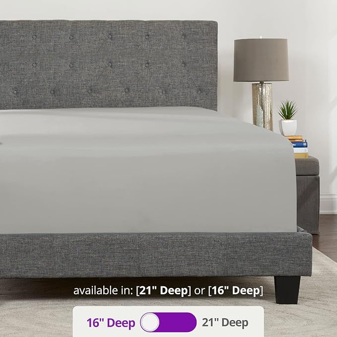 SilverLight Queen 16" Deep Pocket Fitted Sheet - Image 3