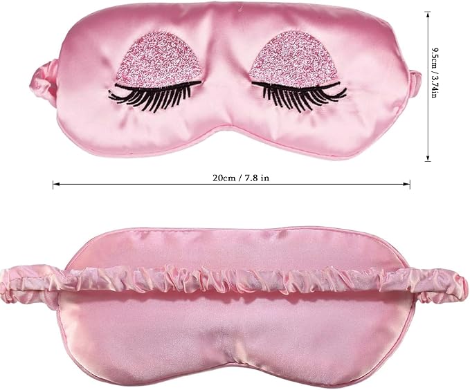 Sleep Mask, Ulbemoll Silk Eye Mask Satin Blindfold Smooth Soft Breathable - Image 2