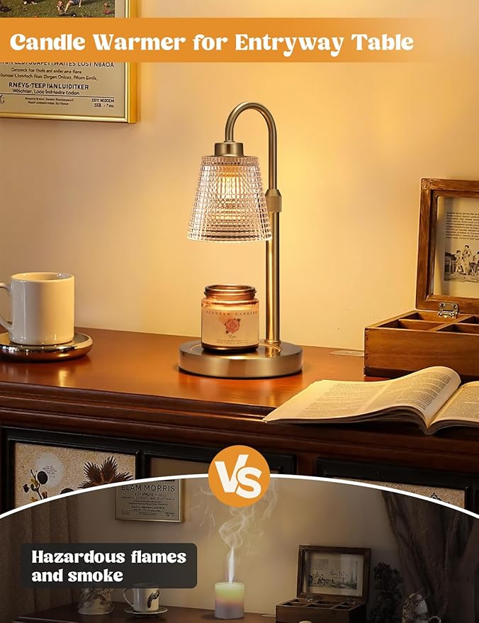 Innqoo Gold Candle Warmer Lamp - Image 5