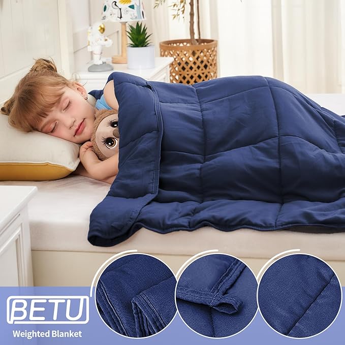 Weighted Blanket Kids 3lbs, Cooling Heavy Throw Blanket - Image 5