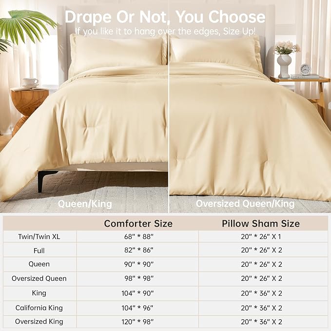MUXHOMO Full Comforter Sets, All Season Ultra Soft Down Alternative Bedding - Image 8