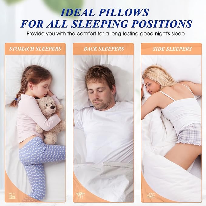 MZOIMZO Bed Pillows for Sleeping- King Size, Cooling Hotel Quality - Image 5