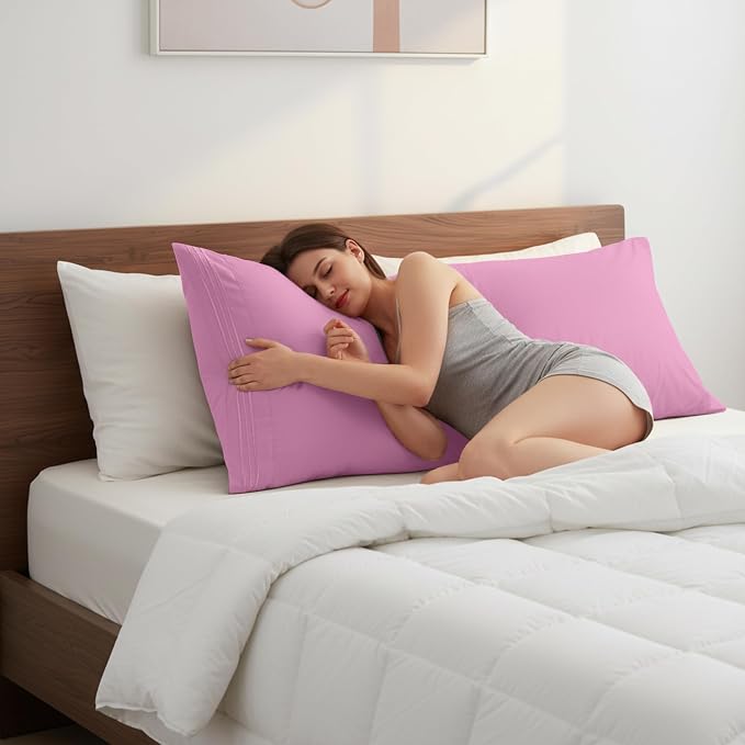 Elegant Comfort Luxury Ultra-Soft 1-Piece Body Pillowcase - Image 4