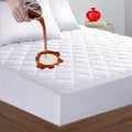 Quilted Fitted King Mattress Pad Cover, Waterproof Mattress Protector, Deep by SafeandSound