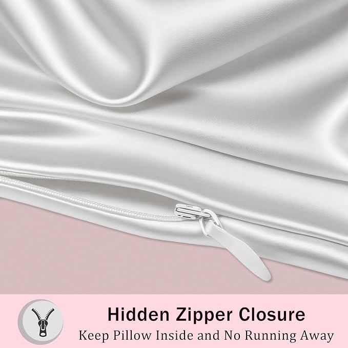 Mulberry Silk Pillow Cases 2 Pack Standard Size - Image 3