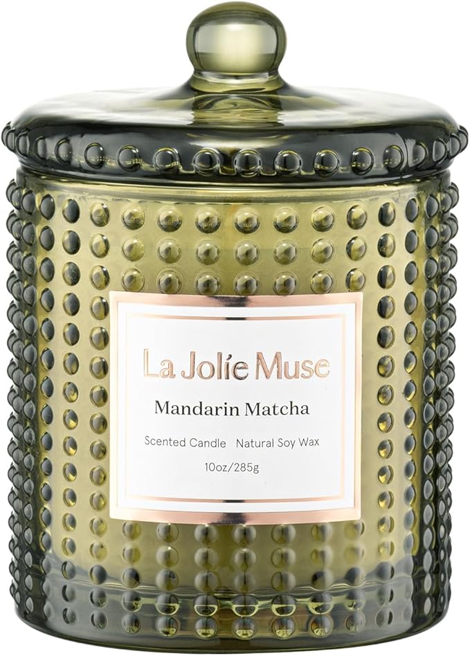 LA JOLIE MUSE Mandarin Matcha Candle, Citrus Candles by LaJol%C3%ADeMuse