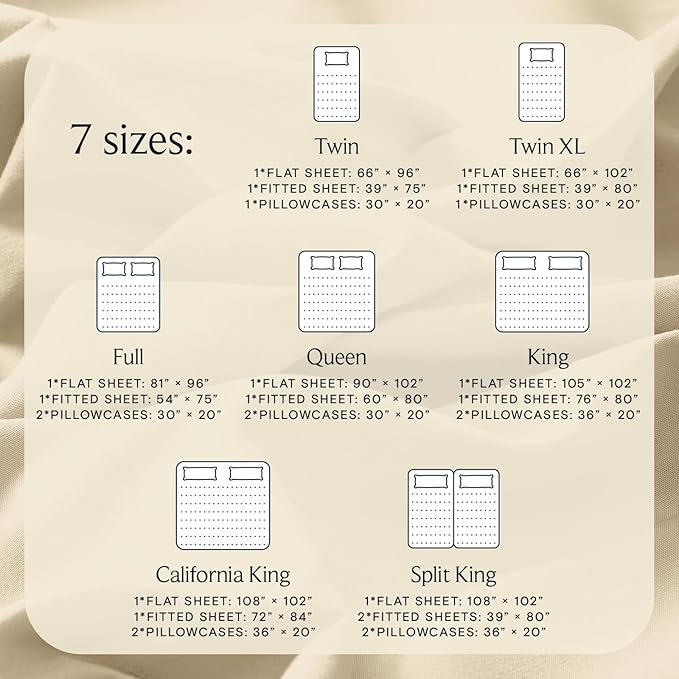 LuxClub 4 PC Full Sheet Set, Deep Pockets Wrinkle Free Cooling Bed Sheets Hotel - Image 4