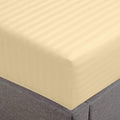 Feather & Stitch 1 PC Fitted Sheet California King Size, 100% Cotton Damask by FEATHERSTITCHNEWYORK