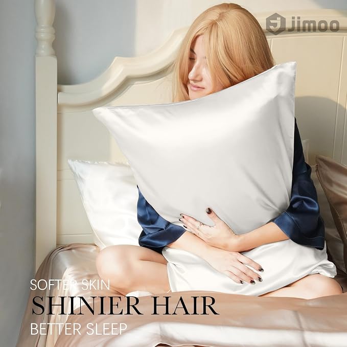 J JIMOO 100% Mulberry Silk Pillowcase - Image 2