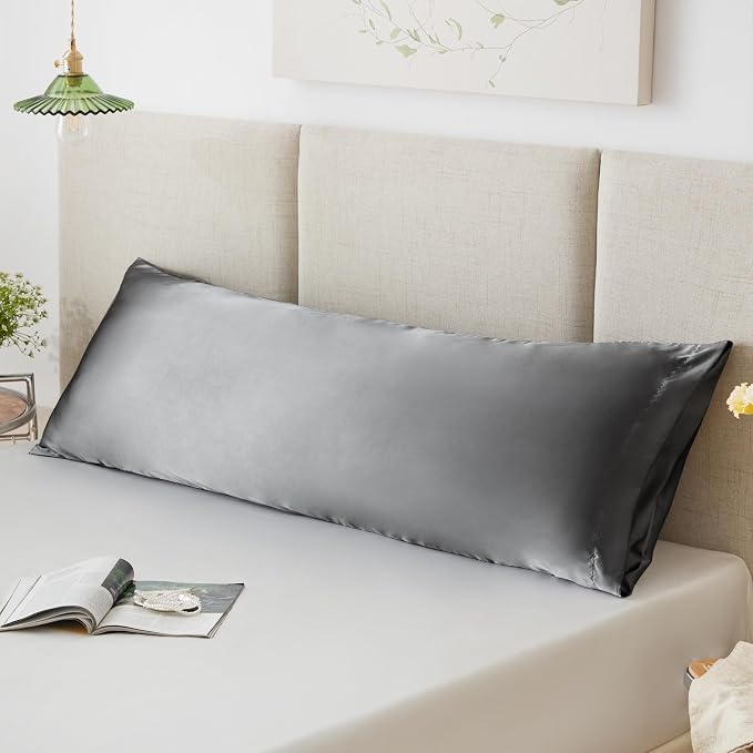 Love's cabin Satin Body Pillowcase 20x54, Cooling Pillow Cover - Image 7
