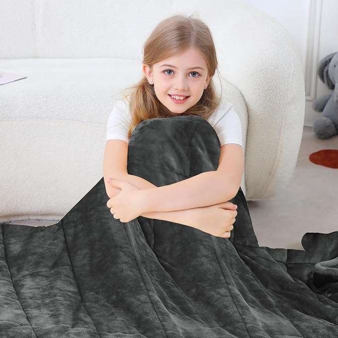 Aemicion Weighted Blanket for Adults Twin Size Sherpa Fleece Heavy Blanket for - Image 5