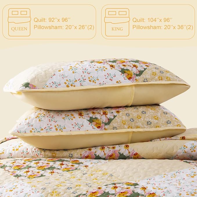 Exclusivo Mezcla Reversible Boho Quilts King Size - Image 6