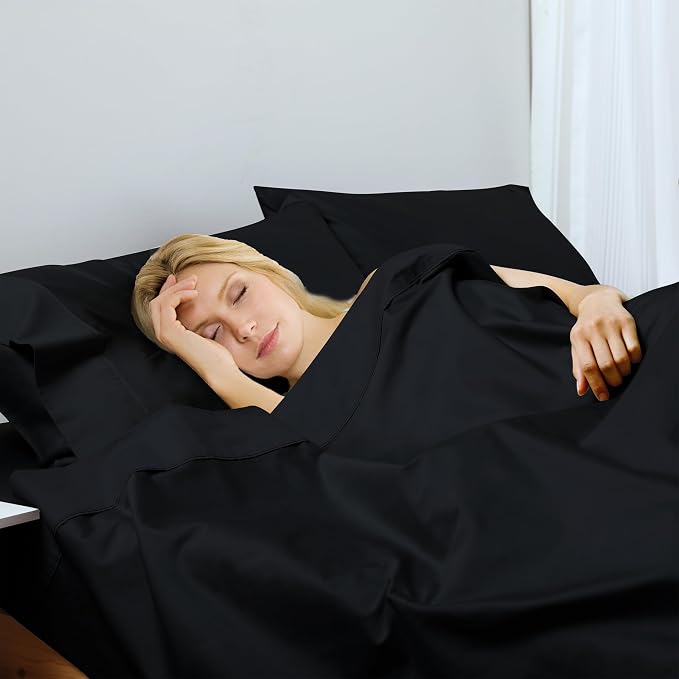 Cotton Cal King Flat Sheet Only, 600 Thread Count 100% Egyptian Cotton Top - Image 5