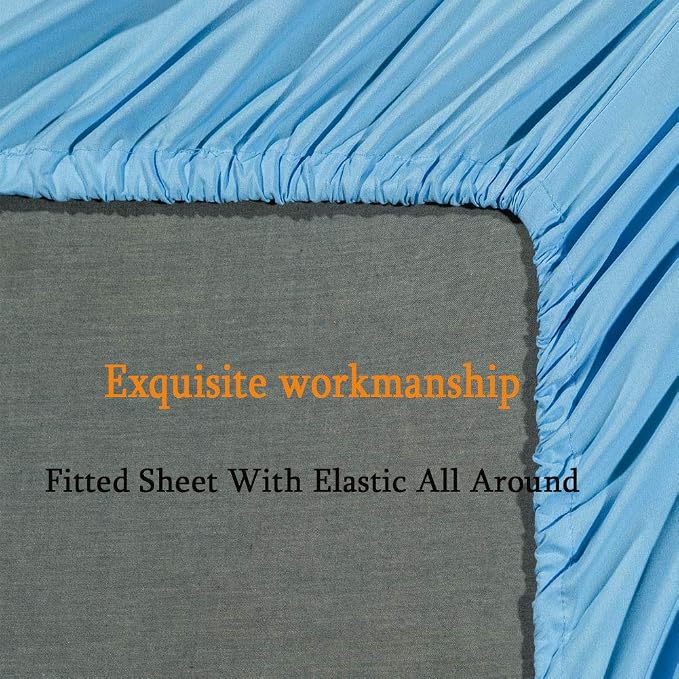 SONORO KATE Bed Sheet Set Super Soft Microfiber 1800 Thread Count Luxury - Image 7