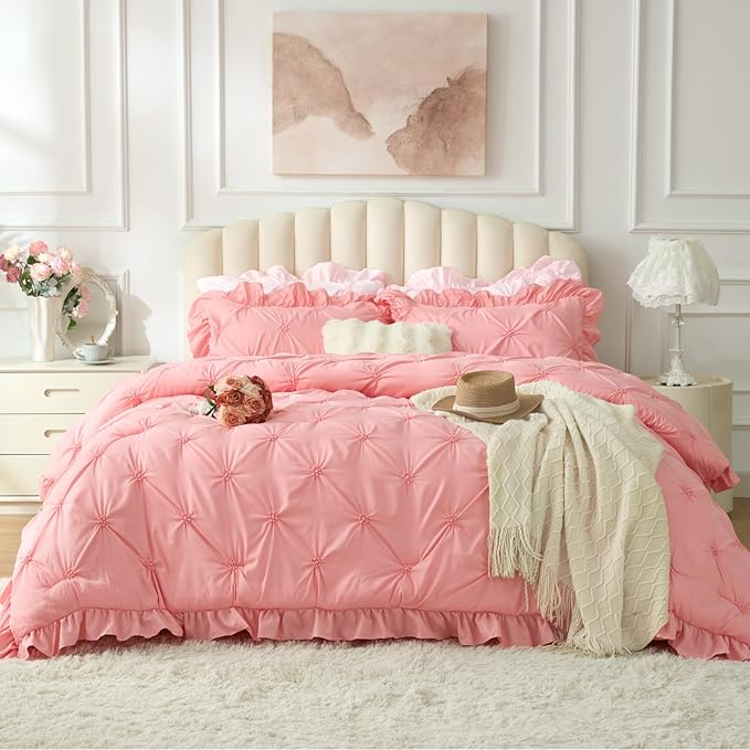 BEDELITE Pink Comforter Set Queen - Image 2