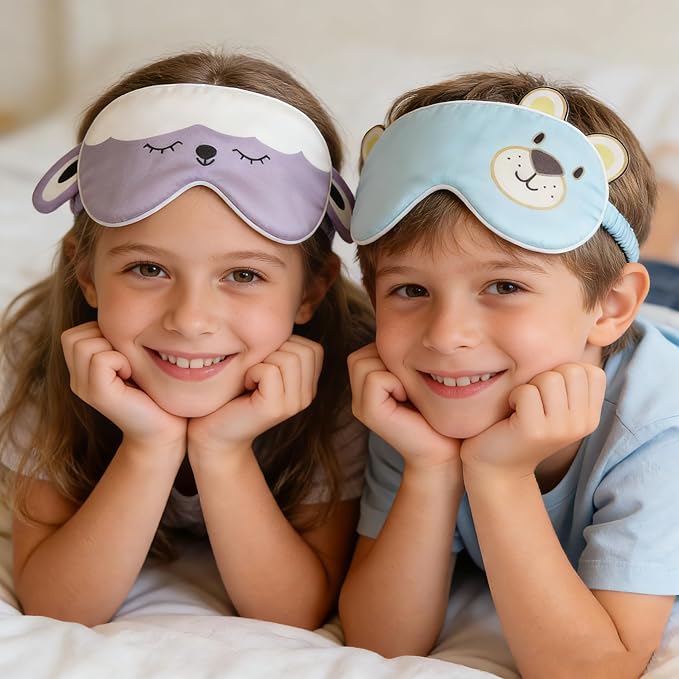 Orose Kids Silk Sleep Mask Cute Adjustable Original Design - Image 7