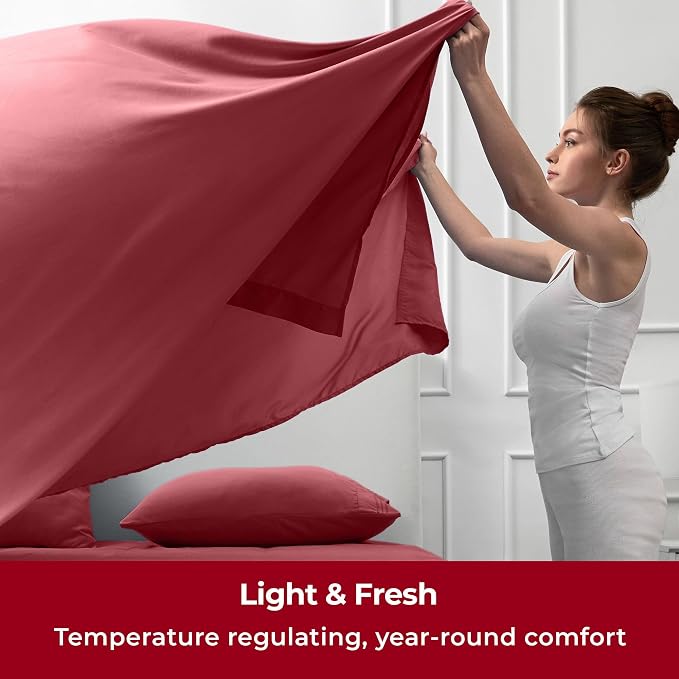 Mellanni Split King Sheets Set - Image 4