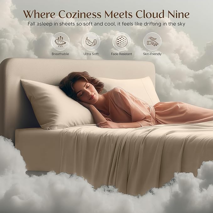 Utopia Bedding Queen Size Sheet Set – 4 Piece Bed Sheets, Soft and Breathable - Image 6
