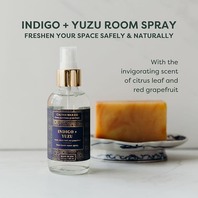 Calyan Wax Co. Indigo & Yuzu Room Spray - Image 2