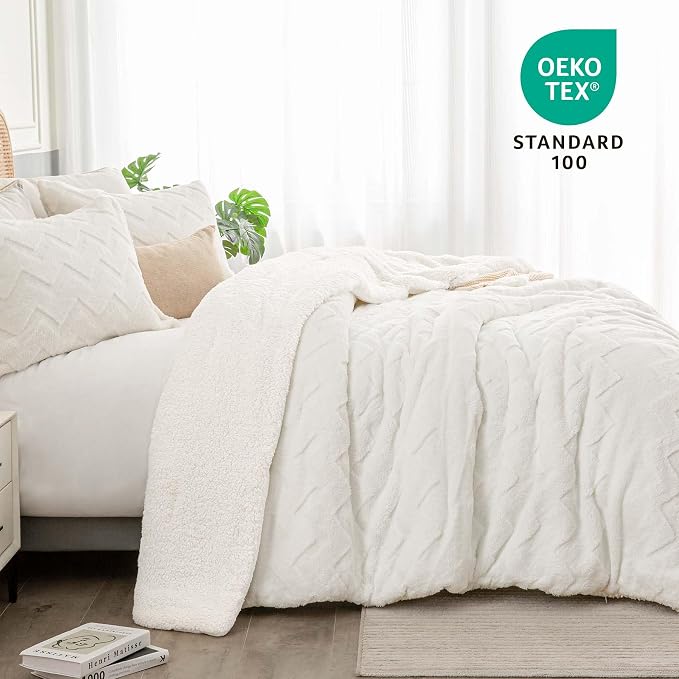 BEDELITE Fluffy King Size Comforter Set - Image 4