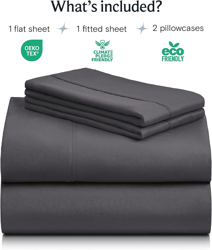 LuxClub 4 PC Queen Sheet Set, Sheets Queen Size, Deep Pockets 18" Wrinkle Free - Image 2