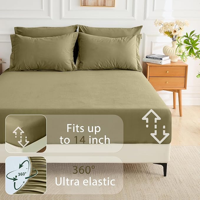 MUXHOMO 5 Pieces Twin XL Comforter Set, Soft Bed in a Bag Twin XL Size - Image 6