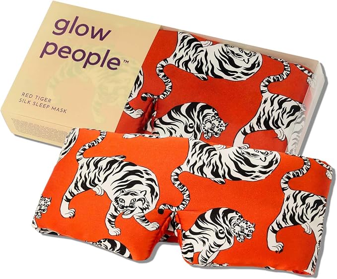 Glow People Silk Sleep Mask – 100% Mulberry Silk Eye Mask by GlowPeople