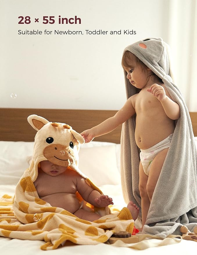 Momcozy Baby Bath Towels with Visualize Health Label - Image 9