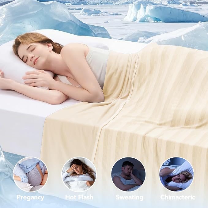 GOHERO Cooling Blanket King Size- 100"x90" Summer Cooling Throw Blanket - Image 4