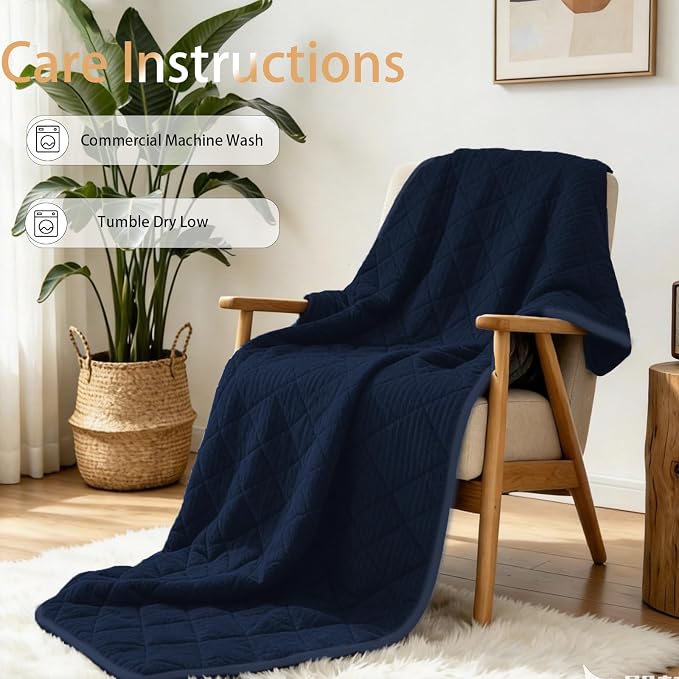 ZonLi 20lbs Weighted Blanket for Adults Sleeping, Double-Sided All Season - Image 7