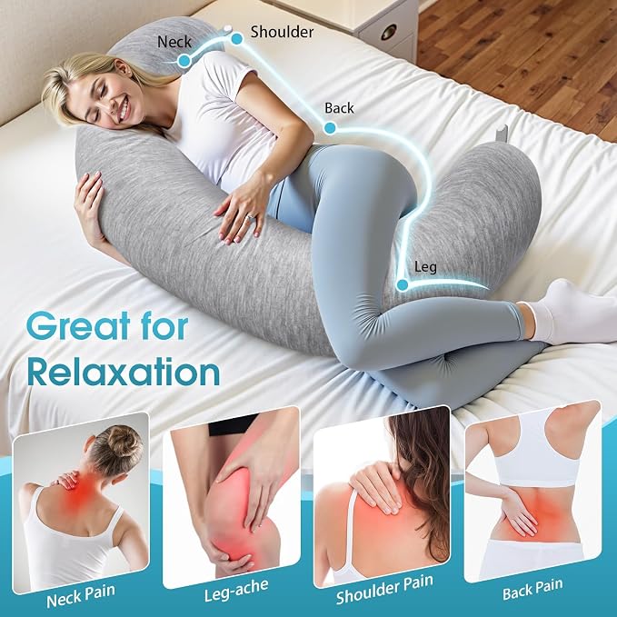 TranquilRelax C Shaped Body Pillow - Image 6