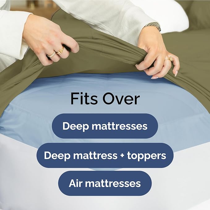 Extra Deep Twin Sheet Set - Image 6