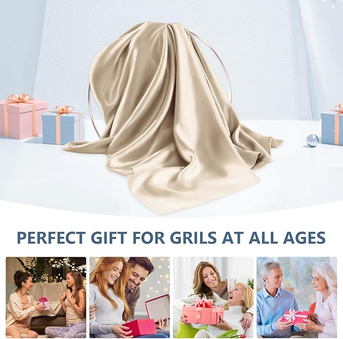 Silk Pillow Cases 2 Pack Queen Size Mulberry Silk Pillowcase Set of 2 - Image 7