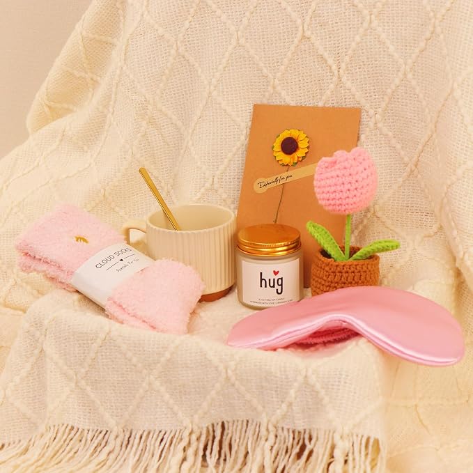 Birthday gift basket for ladies, self-care gifts, recovery care sets, - Image 6