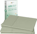 California Design Den Premium Standard Pillow Cases Set of 2-600 Thread Count by CaliforniaDesignDen
