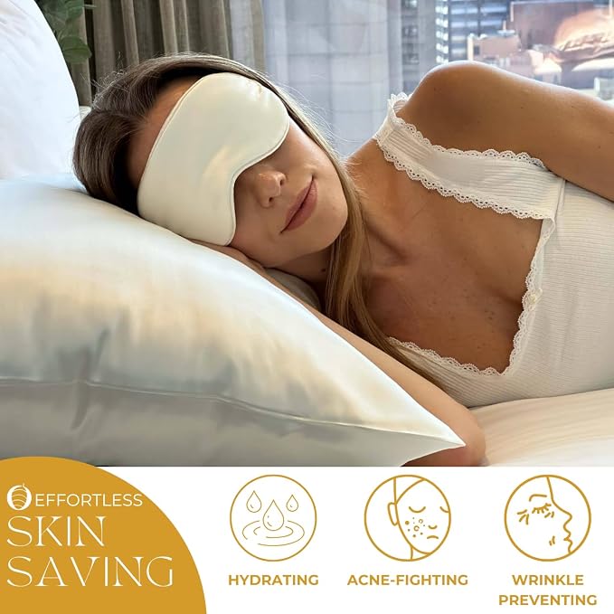 PROMEED White Silk Pillowcase 2 Pack - Image 4