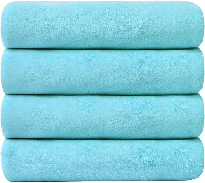 JML Towels, Large Microfiber Bath Towels Set, Super Absorbent, Fast Drying - Image 2