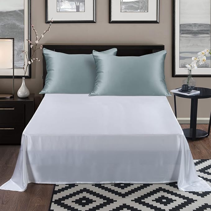 ALASKA BEAR Natural Silk Pillowcase, Hypoallergenic, 19 Momme, 600 Thread Count - Image 4