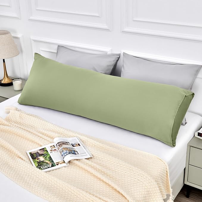 Warmstar Cotton Body Pillow Cover 1 Pack, 600 Thread Count Body Pillow case - Image 6